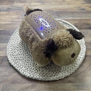 Pillow Pets PeeWees Dream Lites Brown Puppy Dog Foldable Plush 12”